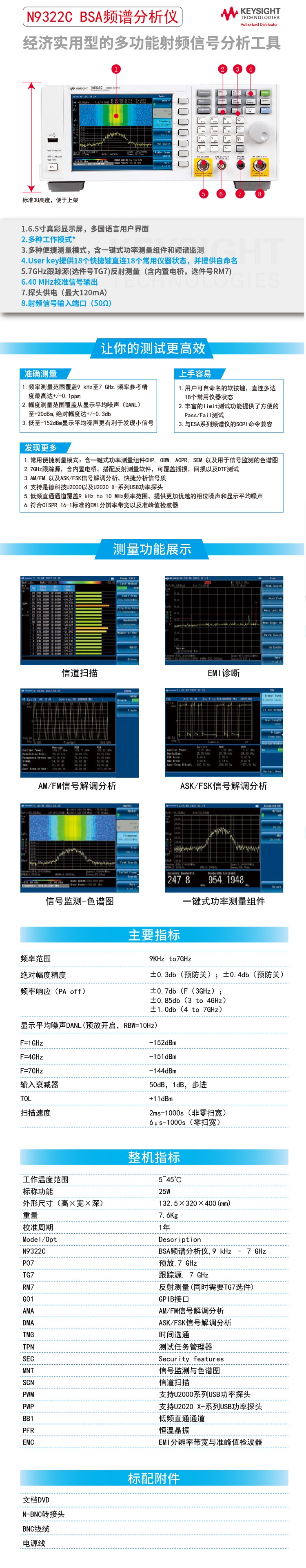 Keysight頻譜計