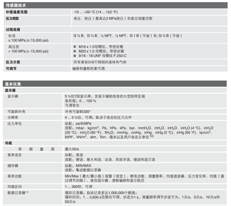 DG-10數字壓力表