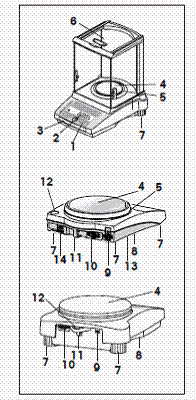 托利多電子秤的結構