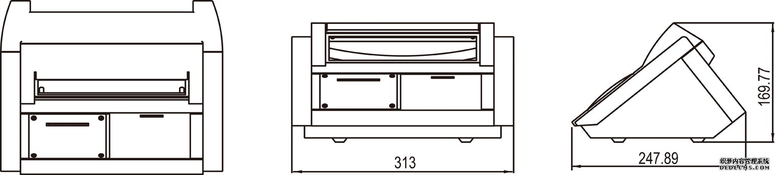 耀華XK3190—DS1 數(shù)字稱重顯示控制器產(chǎn)品尺寸